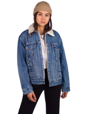 Levi's Ex Br Sherpa Trucker Denim Jas bij Blue Tomato kopen Levi's Ex Br Sherpa Trucker Denim Jas bij Blue Tomato kopen